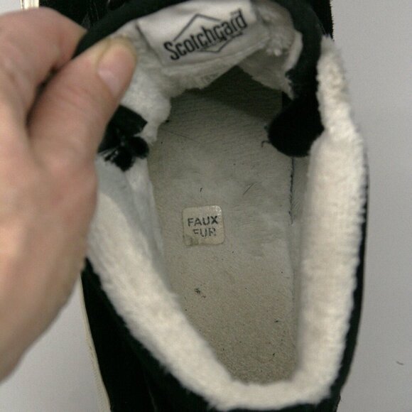 Vans SK8-Hi MTE Black Suede Hi Top Sherpa Lined Unisex Sneaker Shoes Sz W9.5  M8 - Picture 8 of 10